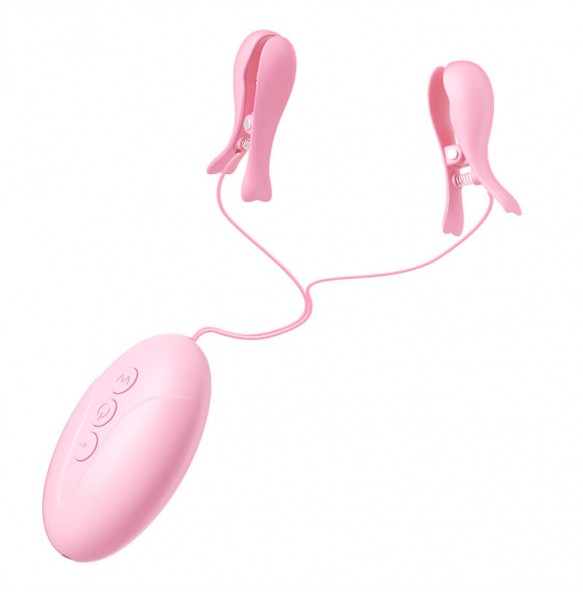 MizzZee - Electro Shock Vibrating Nipple Clamps (Chargeable - Pink) MizzZee - Electro Shock Vibrating Nipple Clamps (Chargeable - Pink)